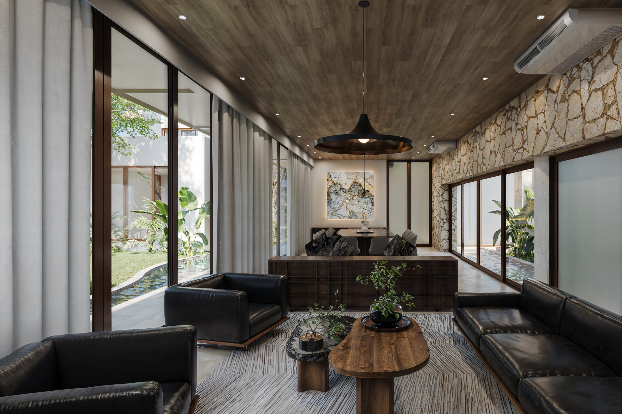 Diseño Interior Casa Bosques